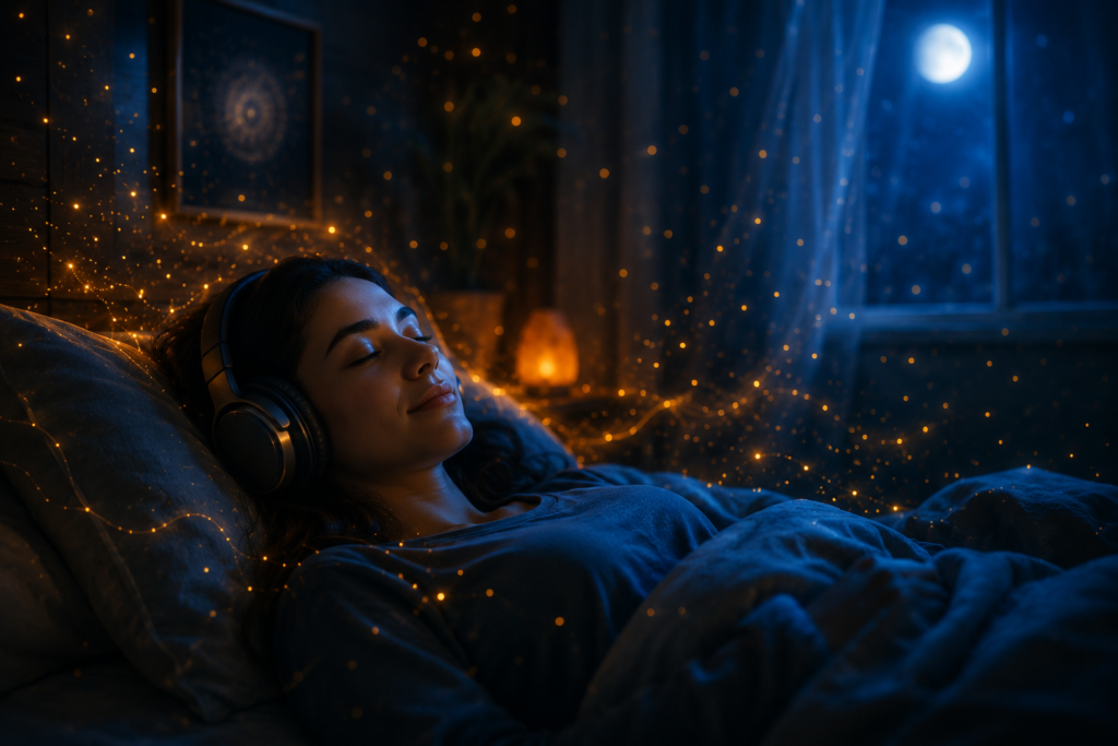 Using Manifestation Portals theta audio as a nightly sleep routine