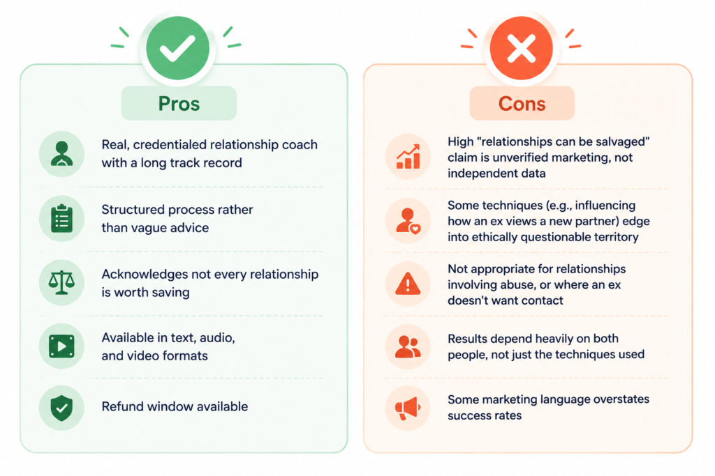 The Ex Factor 2.0 review pros and cons