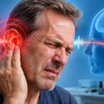 Most Successful Treatment for Tinnitus showing a person with ringing in the ears.